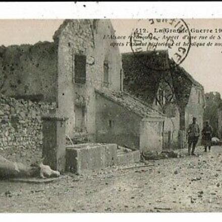 Steinbach dopo la riconquista francese. © Carte Postale-France-Steinbach