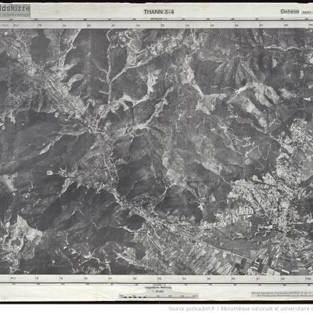 Stato Maggiore tedesco. Foto aerea di Thann . © B. N. F.  - BNU Strasbourg ark_12148_btv1b102236919