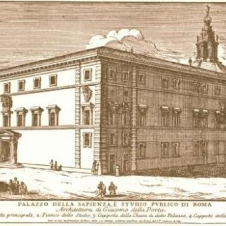 Il palazzo di Sant'Ivo alla Sapienza, sede  dell'università di Roma. © archiviodistatoroma.beniculturali.it 