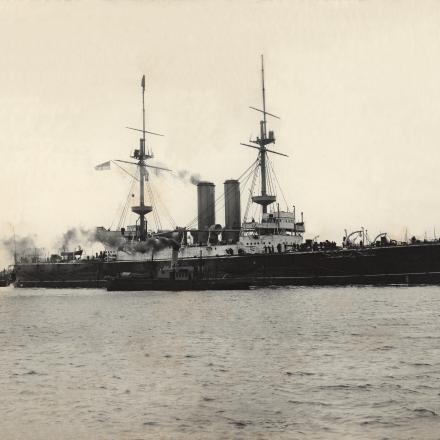 La corazzata HMS Vengeance © Municipal Archives of Trondheim CC BY 2.0