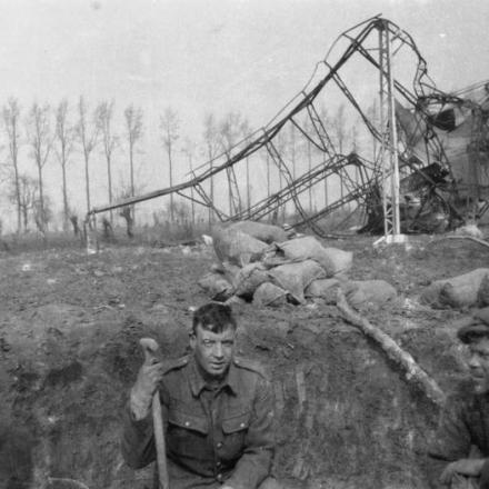 dati del 1 ° battaglione, cameroniani (fucilieri scozzesi)  13 marzo 1915. Settore Bois Grenier. © IWM (Q 51597)