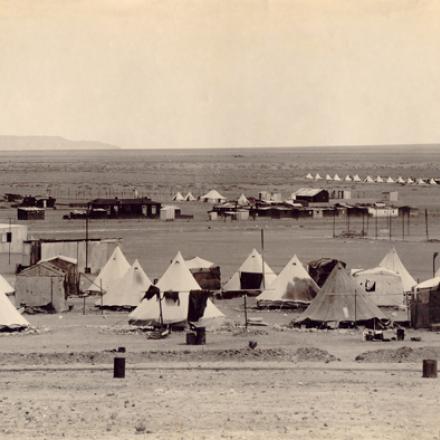 Aus - campo per prigionieri di guerra tedeschi 1915. © Wikimedia Commons- Author unknown - public domain