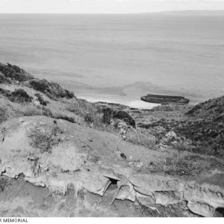 Trincee su Gaba Tepe. © Australian War Memorial 4107083 G0196