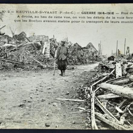 Neuville St Vaast, via Givenchy. Cartolina. © 1914-1918.europeana.eu_contributions_18172 cc by-sa_3.0