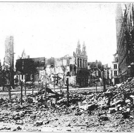 Rovine dopo la seconda battaglia di Ypres
