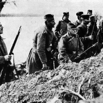 Truppe serbe sul fronte