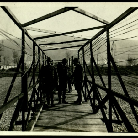 La passerella di Gradisca sull'Isonzo, 1915 - 1917, ©MCRR
