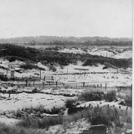 Panorama del fronte occidentale visto dalla 4a armata dell'esercito tedesco: Lombardzyde. © IWM Q 47670