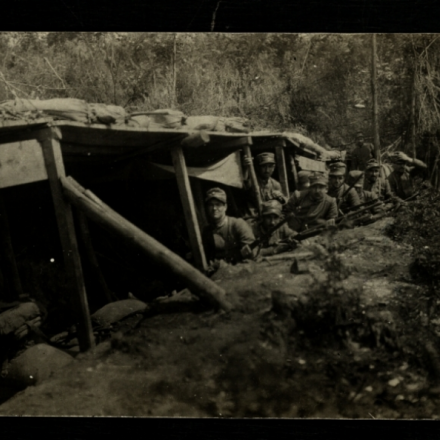 La trincea a Podgora, Reparto fotocinematografico dell'Esercito, 1915-1918, ©MCRR 