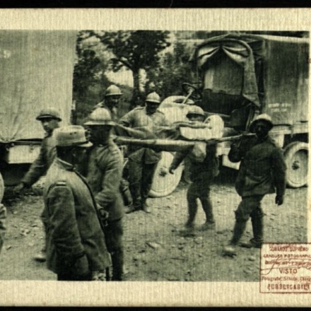 La guerra d'Italia. Il trasporto dei feriti a Zagora, ©MCRR