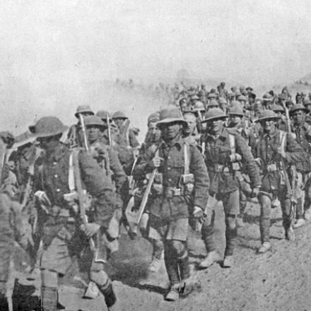 Truppe inglesi in Mesopotamia, 1915