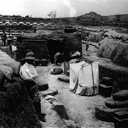 Trincee tedesche in Garua durante la Campagna del Camerun (1914-1916) - Archivio fotografico Università Goethe di Francoforte 