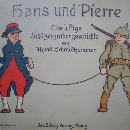 Copertina del libro di propaganda per bambini Hans and Pierre - Fonte Biblioteca di Stato, Berlino