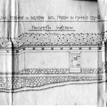 Il trincerone italiano al passo di monte Croce Carnico settore Pal piccolo -  © Bologna, Museo civico del Risorgimento
