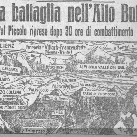 Pal Piccolo, dalla prima pagina de La Tribuna del 29 marzo 1916
