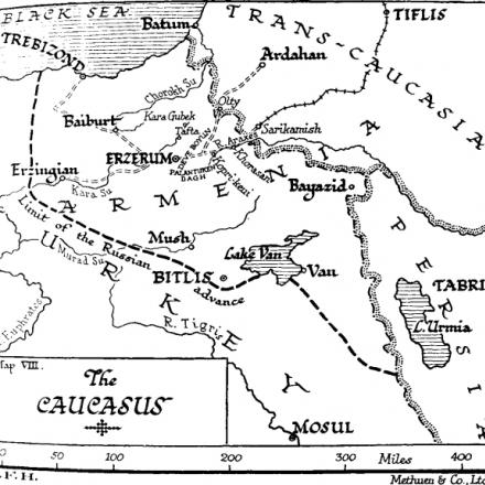 Avanzata truppe russe nel Caucaso nel 1916  - Immagine di pubblico dominio