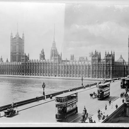 Parlamento inglese, foto tra il 1915 e il 1923 - Fonte: Library of Congress, Digital Id a47485