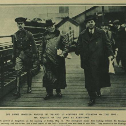 L'arrivo del Premier Asquith in Irlanda - Fonte: Illustrated First World War