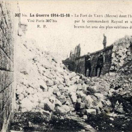 La presa di Forte di Vaux - Fonte: http://verdun2016.centenaire.org/