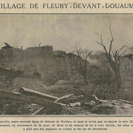 Le rovine di Fleury-devant-Douaumont, giugno 1916 - Fonte Le Pays de France