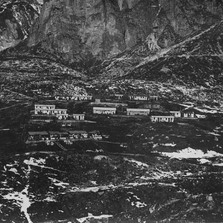 Pasubio, retrovia italiana al Soglio Rosso. Fonte: ©Museo civico del Risorgimento di Bologna