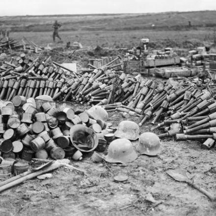Munizioni tedesche a Somme - Fonte: © Imperial War Museum (Q 4586)