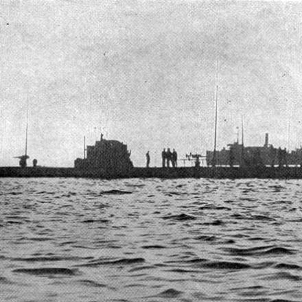 Sottomarino U 53 a Newport, Rhode Island - Fonte: Immagine di pubblico dominio