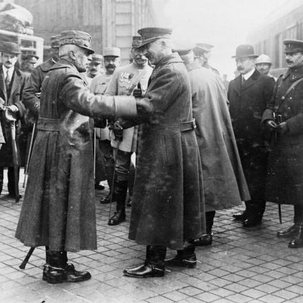 Generale Cadorna con il generale Joffre - Fonte: © IWM (Q 483)