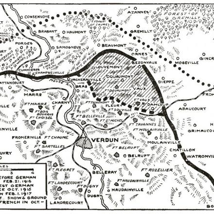 Fronte occidentale. Verdun (mappa)