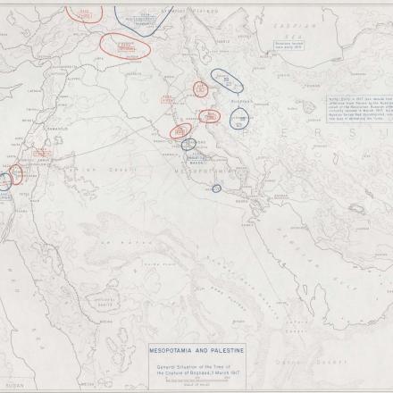Cattura di Baghdad (mappa)