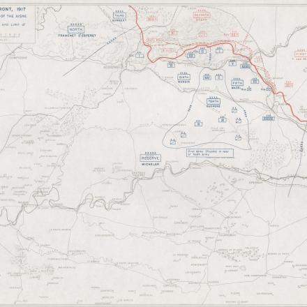 Battaglia dell'Aisne (mappa)