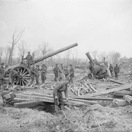 Tra Blangy e Feuchy sul fiume Scarpe, il 27 aprile 1917.  © IWM (Q 6238)