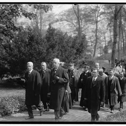 La delegazione anglo-francese negli Usa, Aprile 1917 , Harris & Ewing, MVLA.
