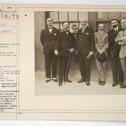 La delegazione italiana negli USA