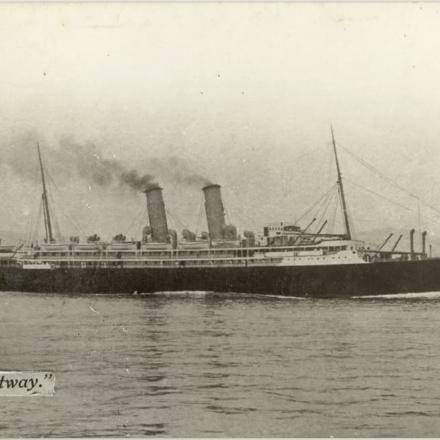 La H.M.S.  Otway silurata il 21 luglio 1917