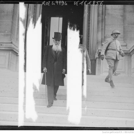 Il Generale serbo Pachitch alla conferenza degli alleati, 25-27 luglio 1917, Quai d'Orsay. Agence_Rol_btv1b53003343c