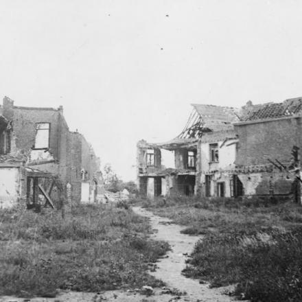 Rovine di Fleurbaix, 29 agosto 1917.© IWM Q 61215