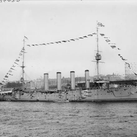 L’incrociatore H.M.S. “Drake” © Congress Library pnp_det.4a19535