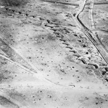 Porzione della linea Hindenburg, a sud-ovest di Bullecourt. © IWM Q 27520