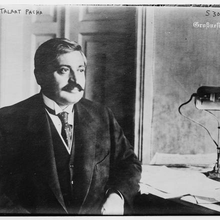 Il gran visir Mehmed Tal‛at Pascià rappresentante della Turchia a Brest-Litovsk © Congress Library pnp_ggbain.31323