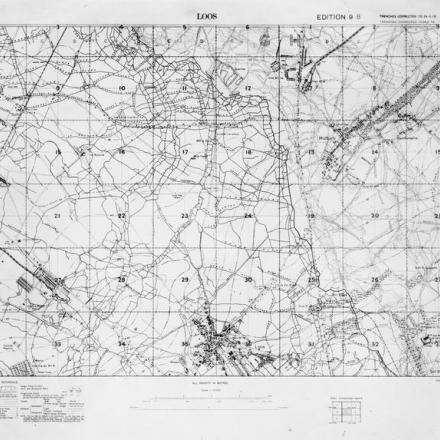 Mappa di Loos. 44a N. W. 3, 0. 1589 © IWM Q 17197