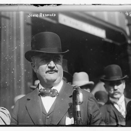 John Redmond, parlamentare nazionalista irlandese e leader del moderato Irish Parliamentary Party. © Congress Library pnp_ggbain.2313