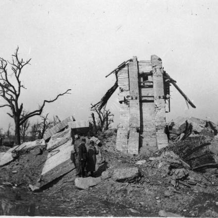 Mulino in rovina a Blangy-sur-Ternoise, 8 marzo 1918. © IWM (Q 78664)