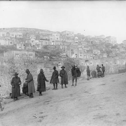 Gli uomini del 3° Reggimento Australian Light Horse a Es Salt. © IWM Q 12607