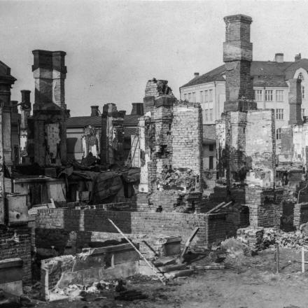 Il distretto di Tammela, distrutto durante la battaglia di Tampere. © wikipedia. Author unknown public domain 