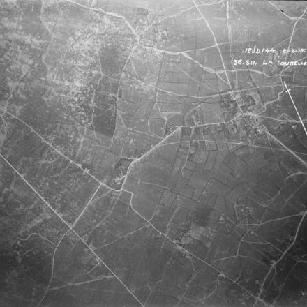 Ricognizione aerea. L’area di La Tourelle il 21 Maggio 1918 © IWM 