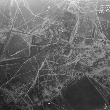 Ricognizione aerea. Bapaume il 23 Maggio 1918 © IWM 