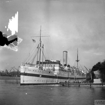 La nave ospedale inglese Warilda. © IWM (Q 22816)
