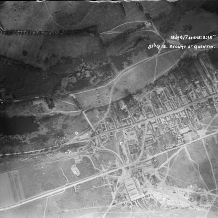 Riognizione aerea del 31 agosto 1918. Area di St. Quentin. © IWM (BOX 773-417-18JF-51B-1918)