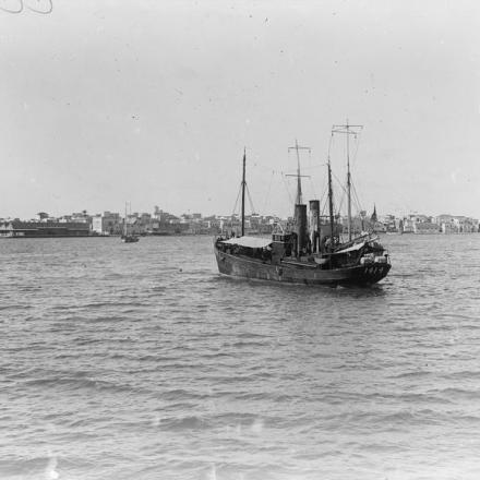 El-Mina "The Landing Place" a 1,5 miglia da Tripoli, dove fu istituito il 7 ° Quartier Generale di Meerut, il 31 ottobre 1918. © IWM (Q 12427)